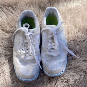 Nike White Mesh Sneakers